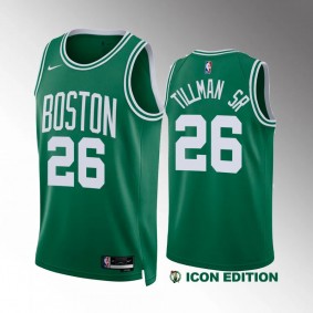 Xavier Tillman Sr Boston Celtics Green Icon Edition Unisex Jersey Swingman