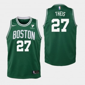 Daniel Theis Boston Celtics Icon Vistaprint Patch Youth Jersey - Kelly Green