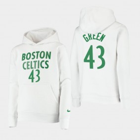 Boston Celtics Javonte Green City Pullover Youth Hoodie - White