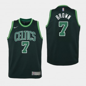 Jaylen Brown Boston Celtics Earned Youth Jersey - Green