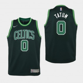 Jayson Tatum Boston Celtics Earned Youth Jersey - Green