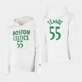 Boston Celtics Jeff Teague City Pullover Youth Hoodie - White