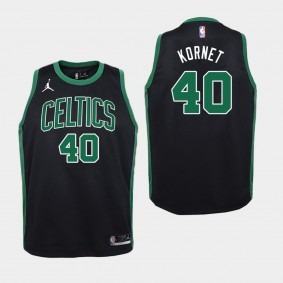 Luke Kornet Boston Celtics Statement Youth Jersey - Black
