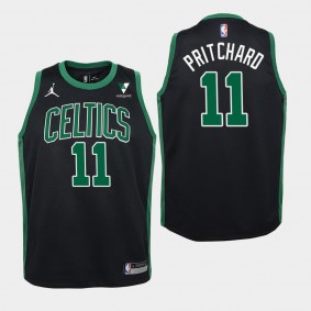Boston Celtics Payton Pritchard Statement Vistaprint Patch Jordan Brand Youth Jersey - Black