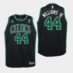 Boston Celtics Robert Williams III Statement Vistaprint Patch Jordan Brand Youth Jersey - Black