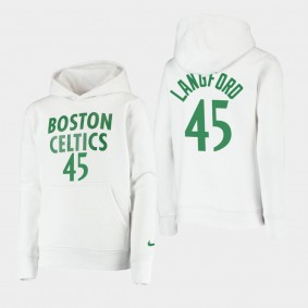 Boston Celtics Romeo Langford City Pullover Youth Hoodie - White