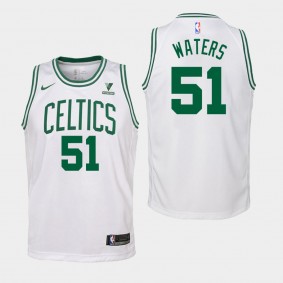 Tremont Waters Boston Celtics Association Vistaprint Patch Youth Jersey - White