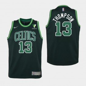 Tristan Thompson Boston Celtics Earned Vistaprint Patch Youth Jersey - Green