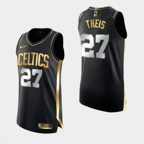Daniel Theis Authentic Golden Boston Celtics Limited Edition Jersey Black