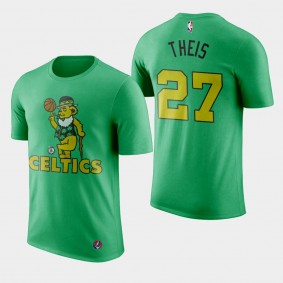 Grateful Dead Daniel Theis Boston Celtics Green T-Shirt