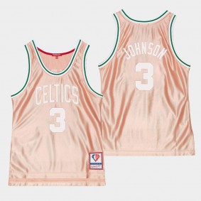 75th Anniversary Rose Gold Boston Celtics Dennis Johnson Jersey