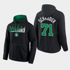 Boston Celtics Dennis Schroder Split Logo Hoodie Black