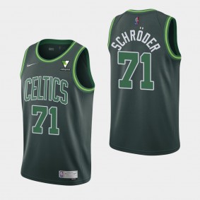 Boston Celtics Dennis Schroder Earned Edition Jersey Green