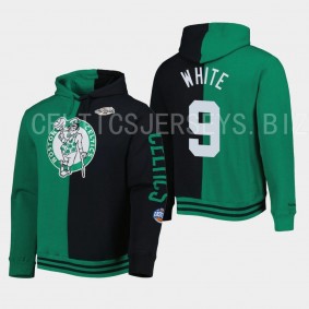Boston Celtics Derrick White Split Edition HWC Limited Kelly Green Black Hoodie