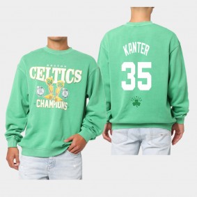 Boston Celtics Enes Kanter 2021 Vintage Champs Trophy Sweatshirt Green