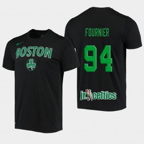 Boston Celtics Evan Fournier City Edition Legend Performance T-Shirt Black