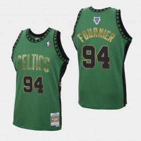 Boston Celtics Evan Fournier Hardwood Classics Special Edition Jersey Green