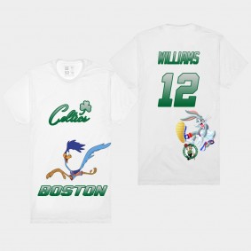Grant Williams Boston Celtics Space Jam x NBA T-Shirt White