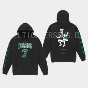 Boston Celtics Jaylen Brown Team Logo Hoodie Evolution Black
