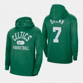 Boston Celtics Practice Jaylen Brown Spotlight Hoodie Kelly Green