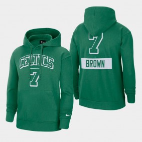 Boston Celtics Pullover Jaylen Brown City Edition Hoodie Green
