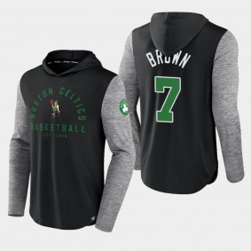Boston Celtics Jaylen Brown Performance Hoodie Pullover Black