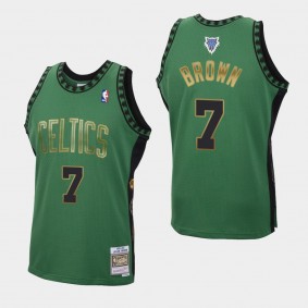 Boston Celtics Jaylen Brown Hardwood Classics Special Edition Jersey Green
