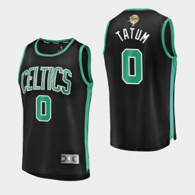 Boston Celtics Jayson Tatum 2022 NBA Finals Replica Statement Black Jersey