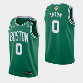 Boston Celtics Jayson Tatum 2022 NBA Finals Icon Green Jersey
