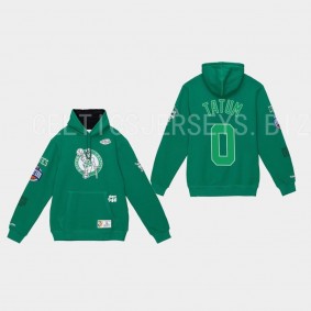 Boston Celtics Jayson Tatum Fleece Origins Green Hoodie