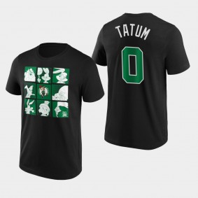 Boston Celtics Jayson Tatum Space Jam Tune Squad T-shirt Black