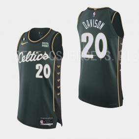 2022-23 Boston Celtics JD Davison Authentic Jersey Green City