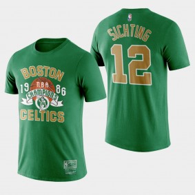 Jerry Sichting Boston Celtics 1986 Finals Championship 16th T-Shirt Green