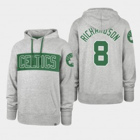 Boston Celtics Josh Richardson 2021-22 City Edition Hoodie Wordmark Gray