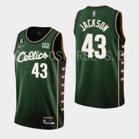 2022-23 Boston Celtics Justin Jackson City Edition Jersey Green