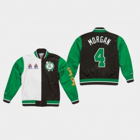 Boston Celtics Juwan Morgan Warm Up Team History Jacket Green