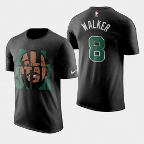 Kemba Walker All-Star Face Boston Celtics T-Shirt Black