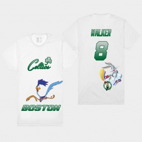 Kemba Walker Boston Celtics Space Jam x NBA T-Shirt White