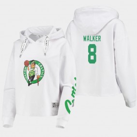Kemba Walker Boston Celtics Women's DKNY Sport Hoodie White