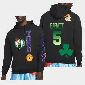 Boston Celtics Kevin Garnett Space Jam 2 A New Legacy Hoodie Black