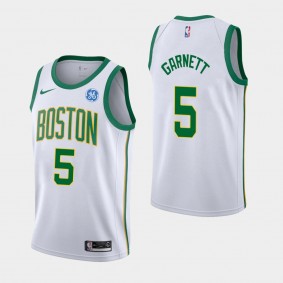 Boston Celtics Kevin Garnett City Edition Swingman Jersey White