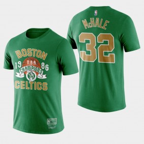 Kevin McHale Boston Celtics 1986 Finals Championship 16th T-Shirt Green
