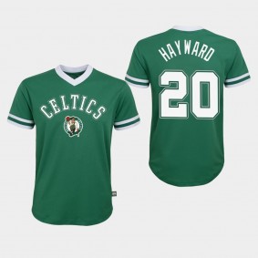 Boston Celtics Gordon Hayward Name Number NBA Kids Jersey - Green