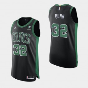 2021 Boston Celtics Kris Dunn Statement Edition Jersey Authentic Black