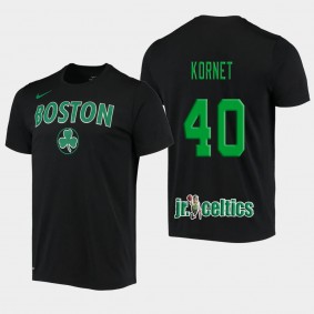 Boston Celtics Luke Kornet City Edition Legend Performance T-Shirt Black