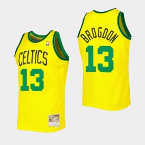 Boston Celtics Malcolm Brogdon Reload 3.0 Gold Jersey HWC Limited