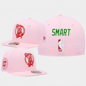 Marcus Smart Boston Celtics 2021 Hat New Era Candy Cane Pink
