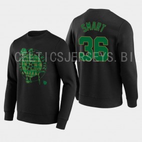 Boston Celtics Christmas Jumper Marcus Smart Sweatshirt Black