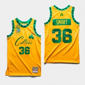 Bodega X M&N X Boston Celtics Marcus Smart Gold Jersey