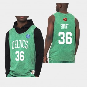 Boston Celtics Marcus Smart Quintessential Worn Out Tank Top Jersey Green